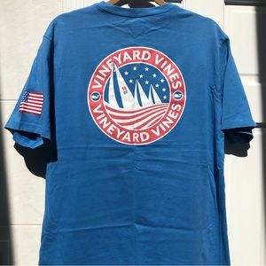 Vineyard Vines TShirt - Blue, Size M